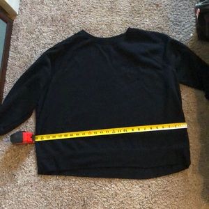 Xl black cream neck sweater worn two times and still good condition